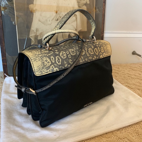 Unique PRADA Reptile Skin Bag - Picture 7 of 7